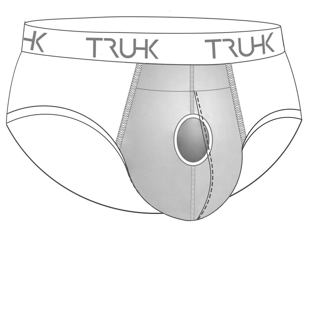 TRUHK Brief packing underwear in black, detail view