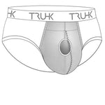 TRUHK Brief packing underwear in dark gray, detail view