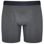 TRUHK Classic Boxer side opening packing underwear in gray, front view