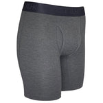 TRUHK Classic Boxer side opening packing underwear in gray, detail view