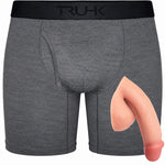 TRUHK Gray Classic Boxer with Vector silicone packer in Vanilla