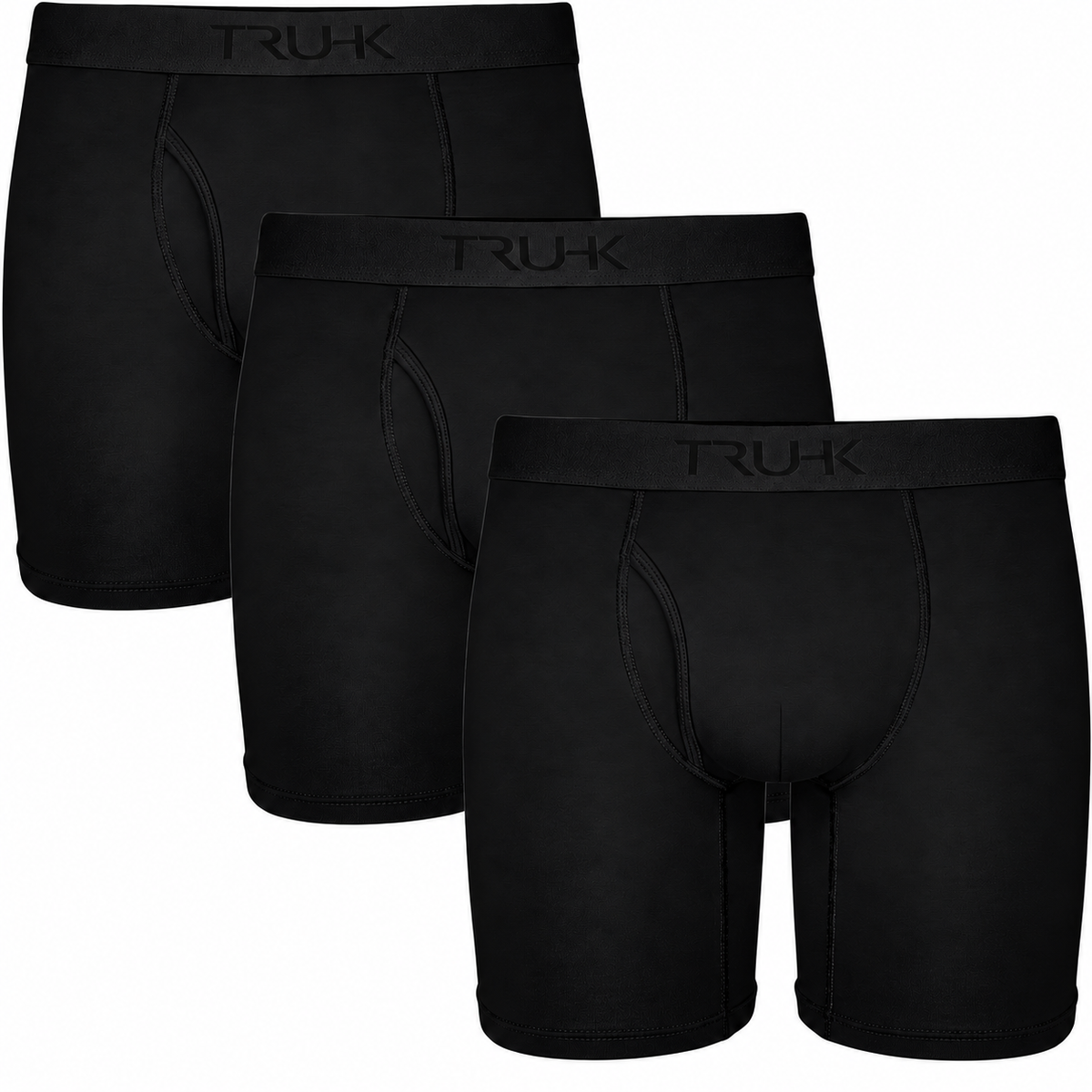 TRUHK Classic Side Opening STP/Packing Boxer 3 pack - Black - Multipack