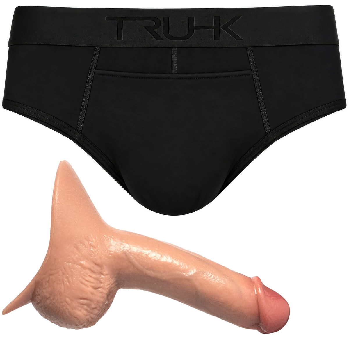 TRUHK Black Brief with SoReal Moby STP in Vanilla