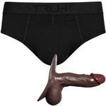 TRUHK Black Brief with SoReal Ultimate STP in Chocolate