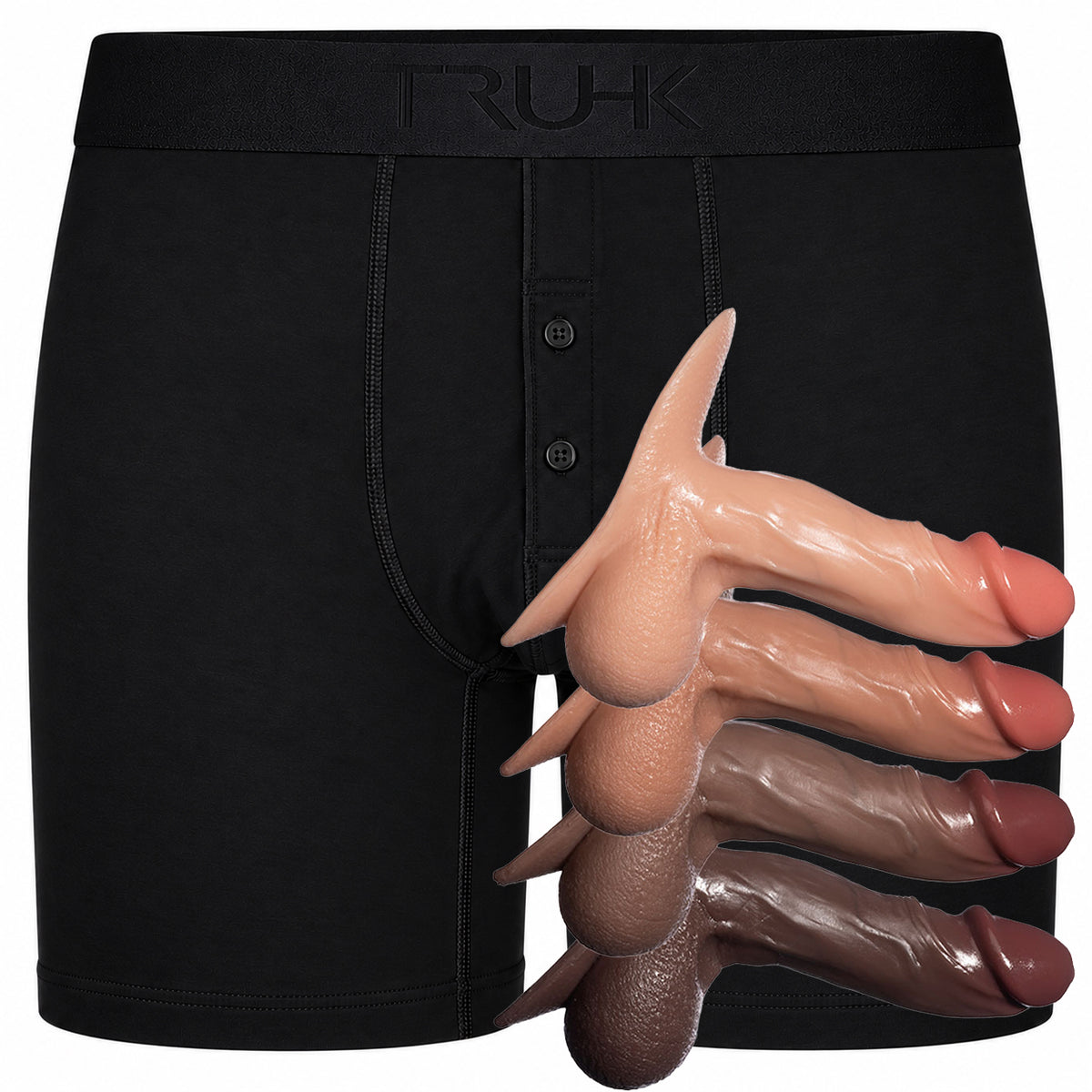 TRUHK Button Fly Boxer and SoReal Ultimate STP package, hero