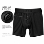 TRUHK Button Fly Boxer interior O-layer detail