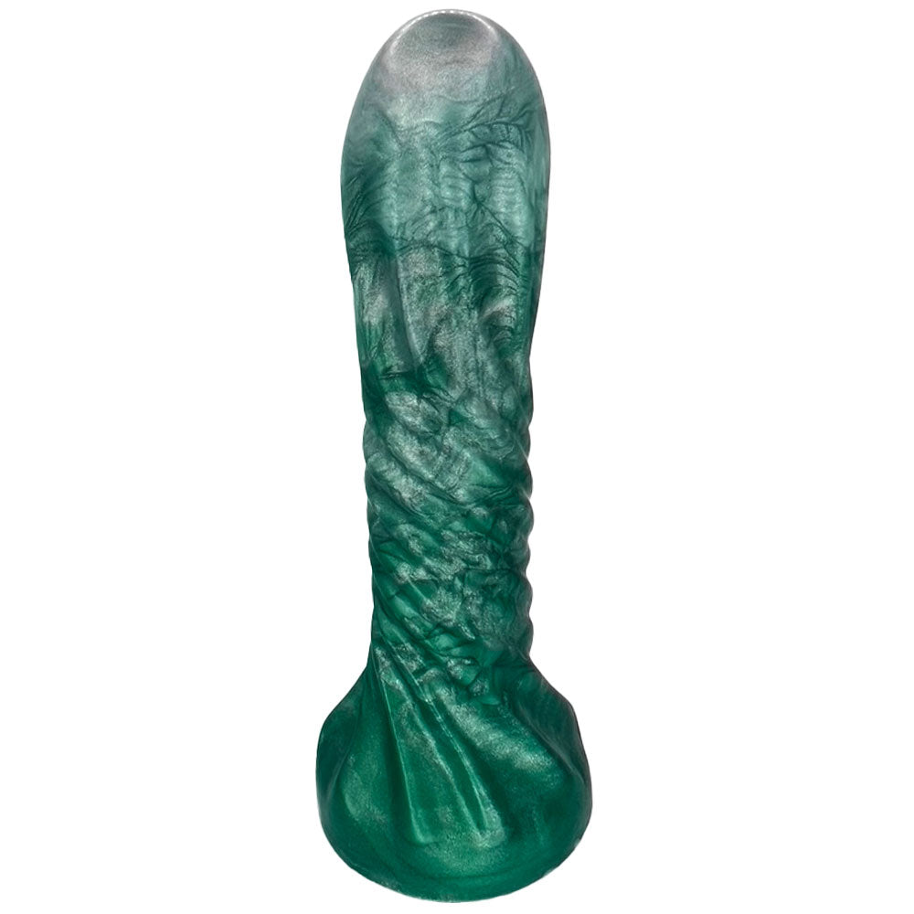 6.75" Helios - Silicone Dildo by Uberrime - Pearl Emerald