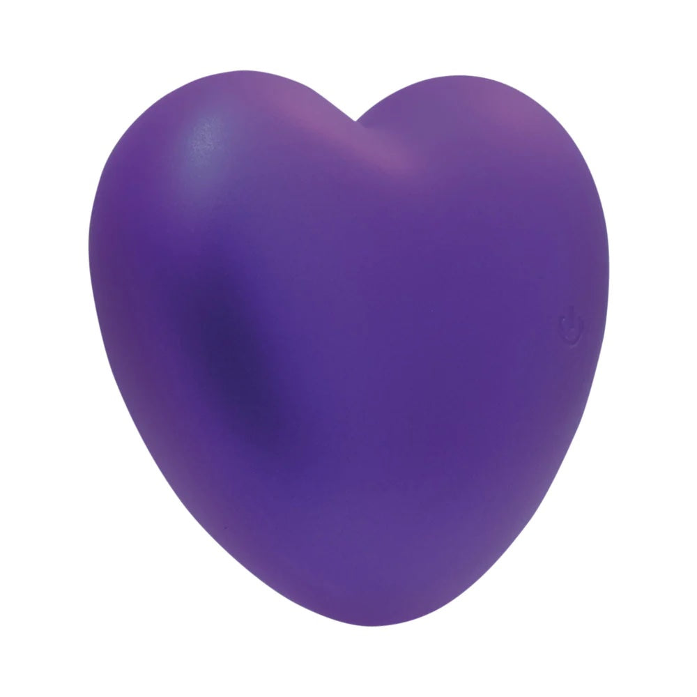 Amore Silicone Vibrating Heart - Purple