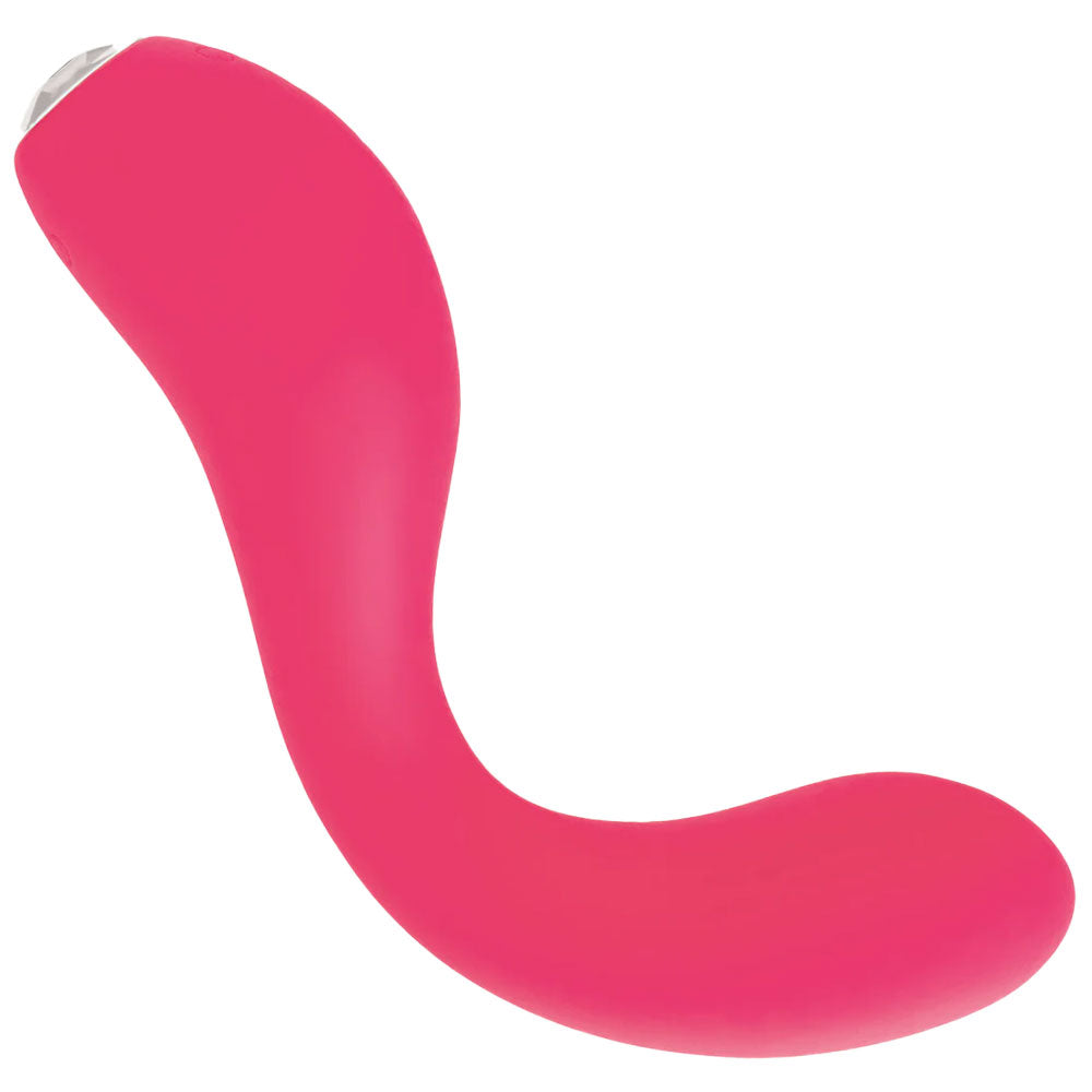 DESIRE Rechargeable Waterproof Silicone Flexible G-Spot Vibrator - Pink