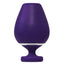 Vino Silicone Rechargeable Sonic Clitoral Vibrator - Deep Purple