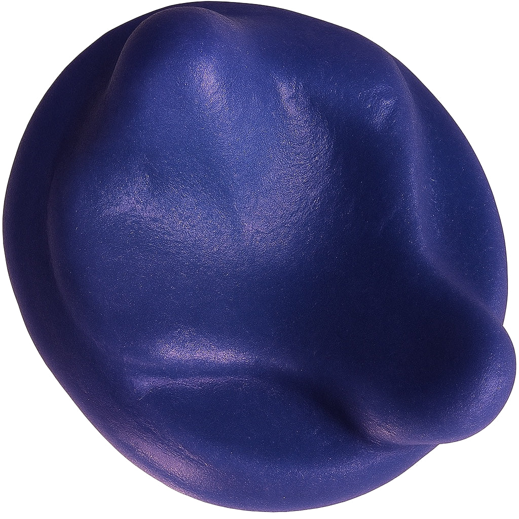 Vixen purple pearlescent Royale dido base saddle cushion from top