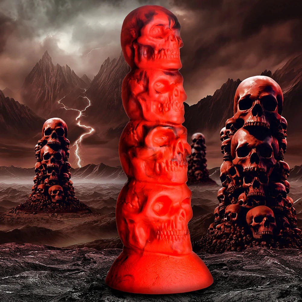 XR Brands Creature Cocks Doom Silicone SKull Dildo