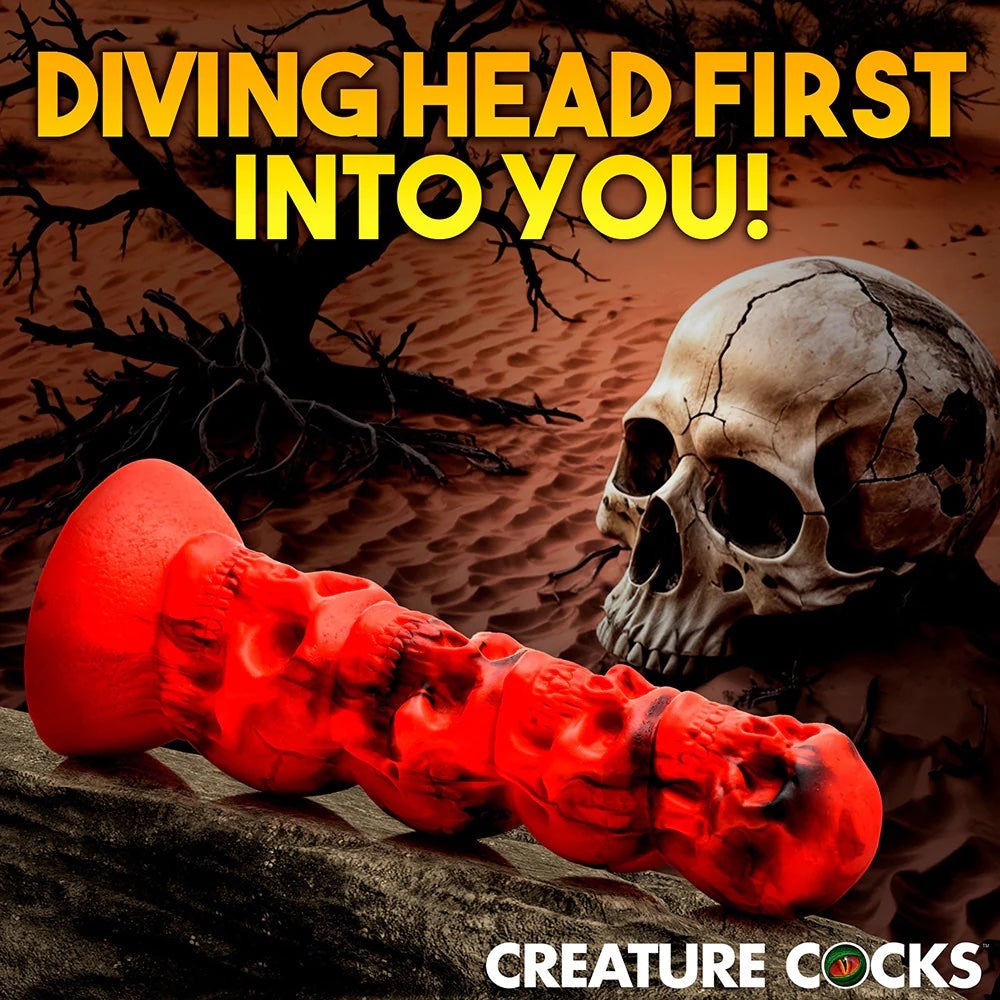 XR Brands Creature Cocks Doom Silicone SKull Dildo