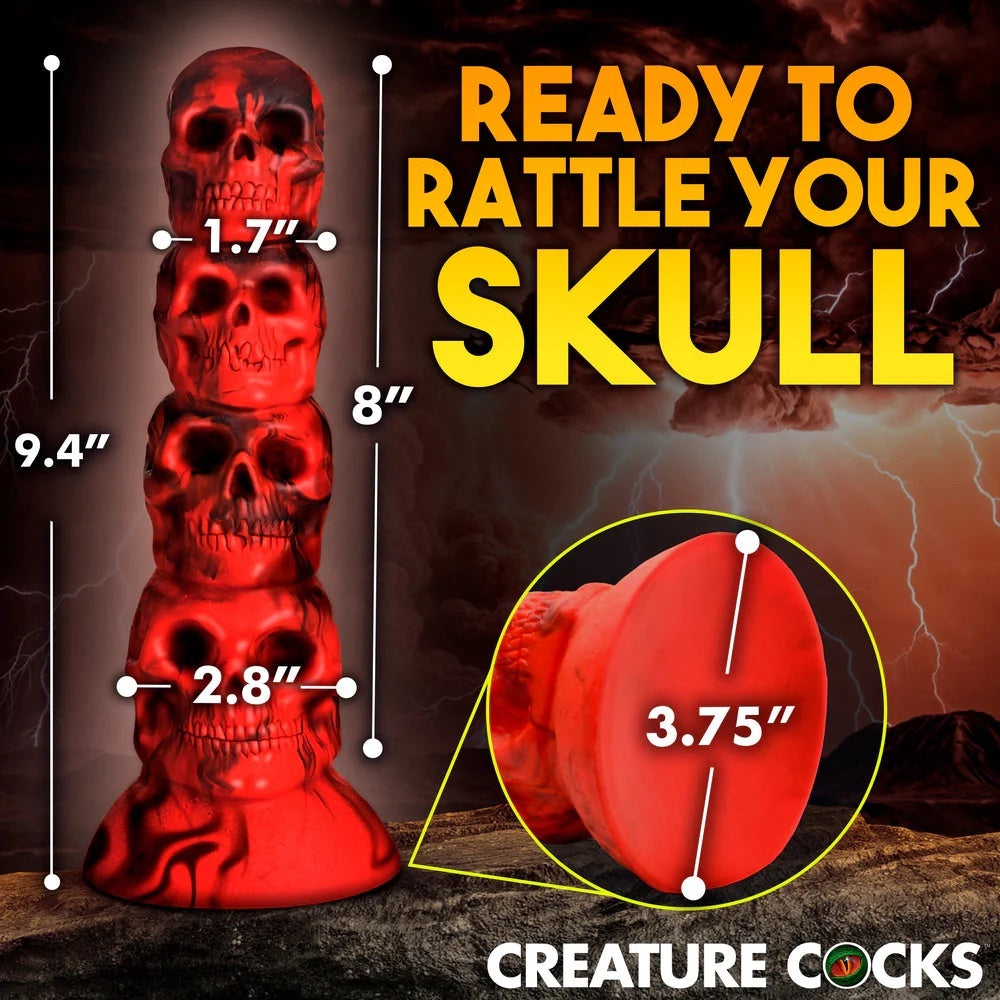 XR Brands Creature Cocks Doom Silicone SKull Dildo