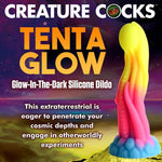 XR Creature Cocks Tenta-Glow Glow in the dark silicone dildo