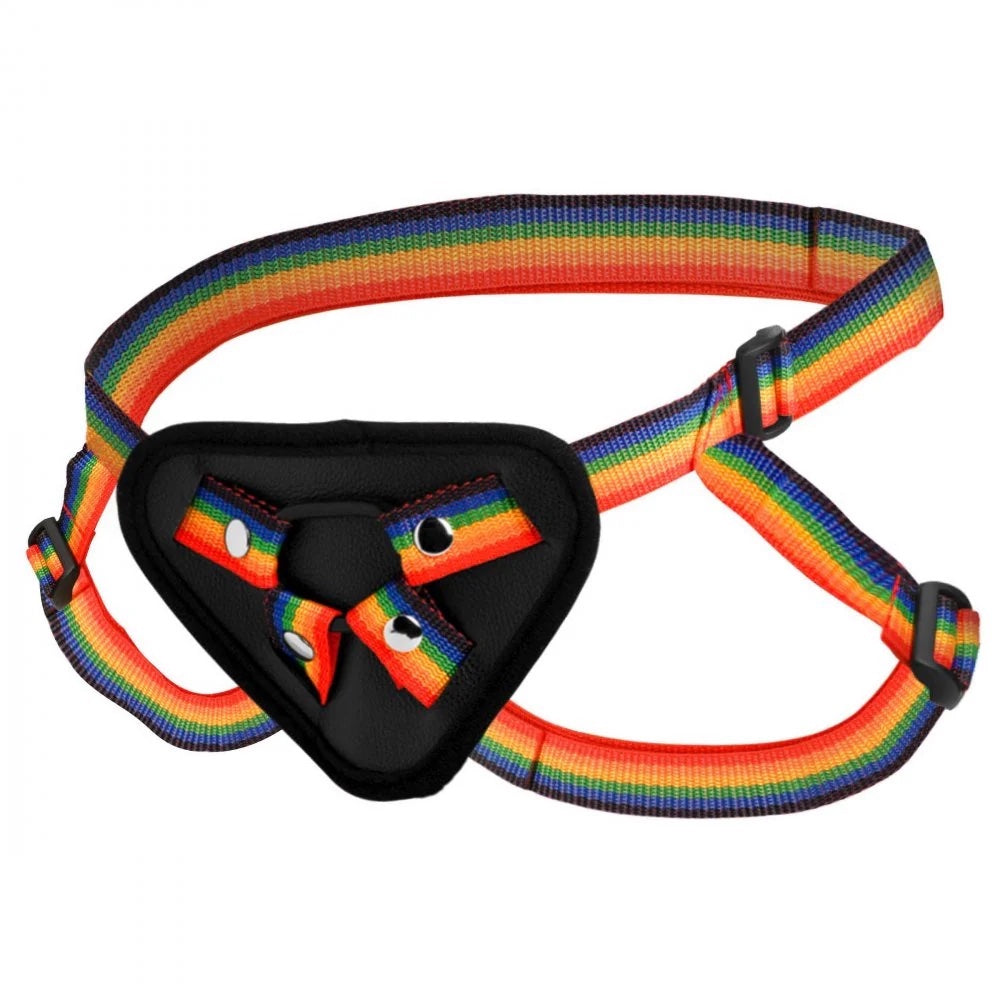 XR StrapU Ride Te Rainbow Strap on Harness