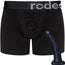 Classic Black Boxer+ Harness and 7" Black Pearl Dildo - PACKAGE DEAL