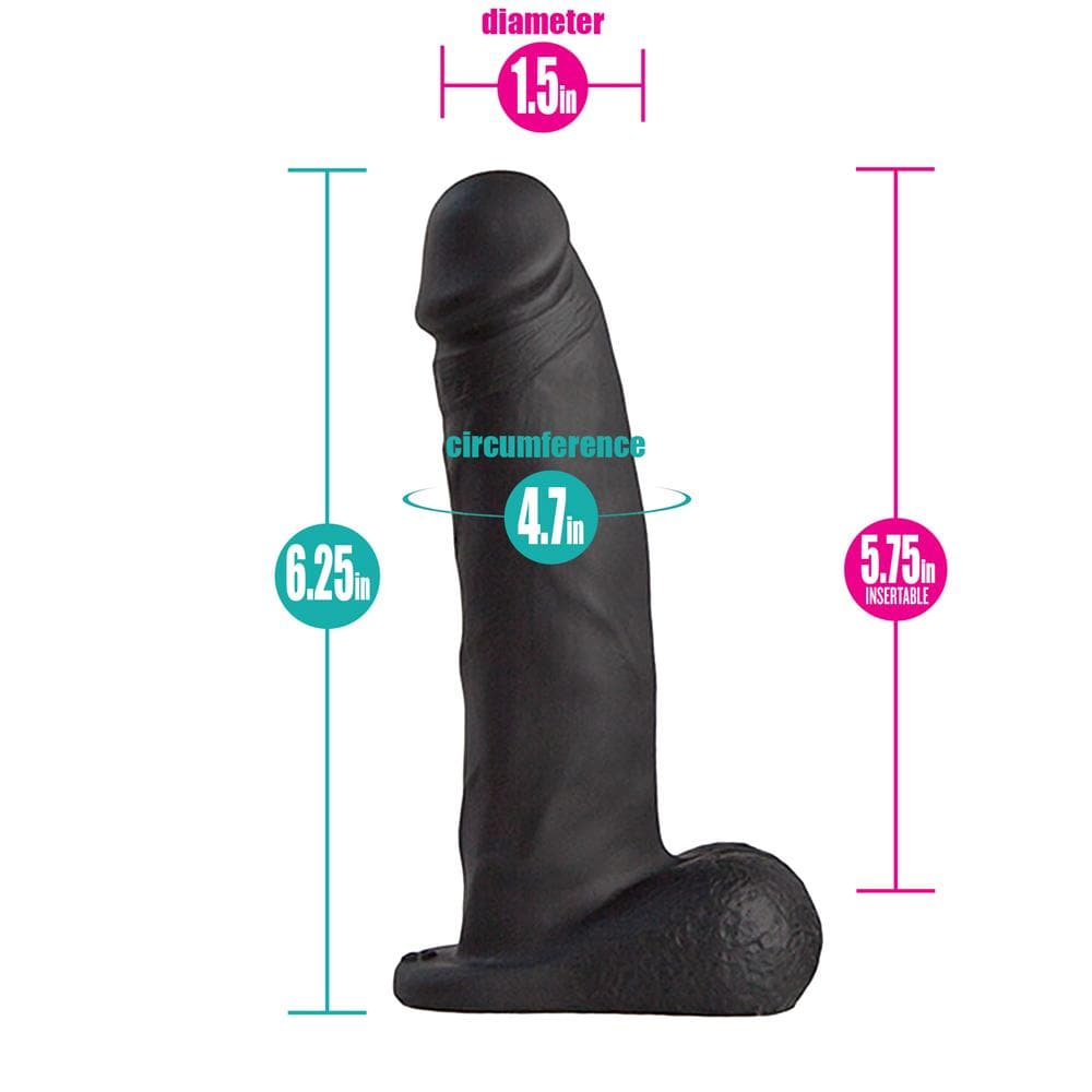 Purple Brief+ Harness and 5.75" Realistic Dildo - PACKAGE DEAL