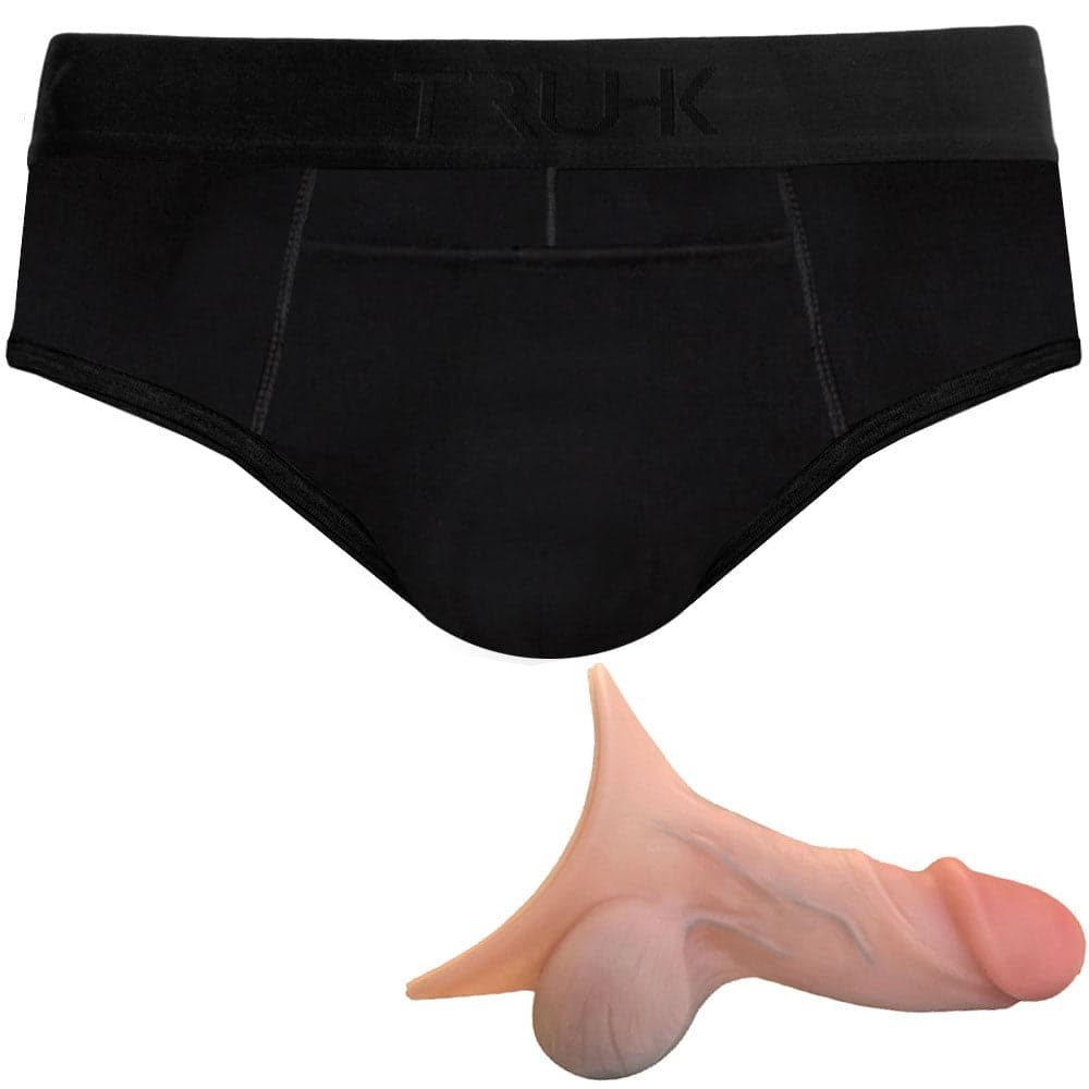 BLACK TRUHK - Pouch Front Brief Underwear with 4.5" Vanilla STP - PACKAGE DEAL