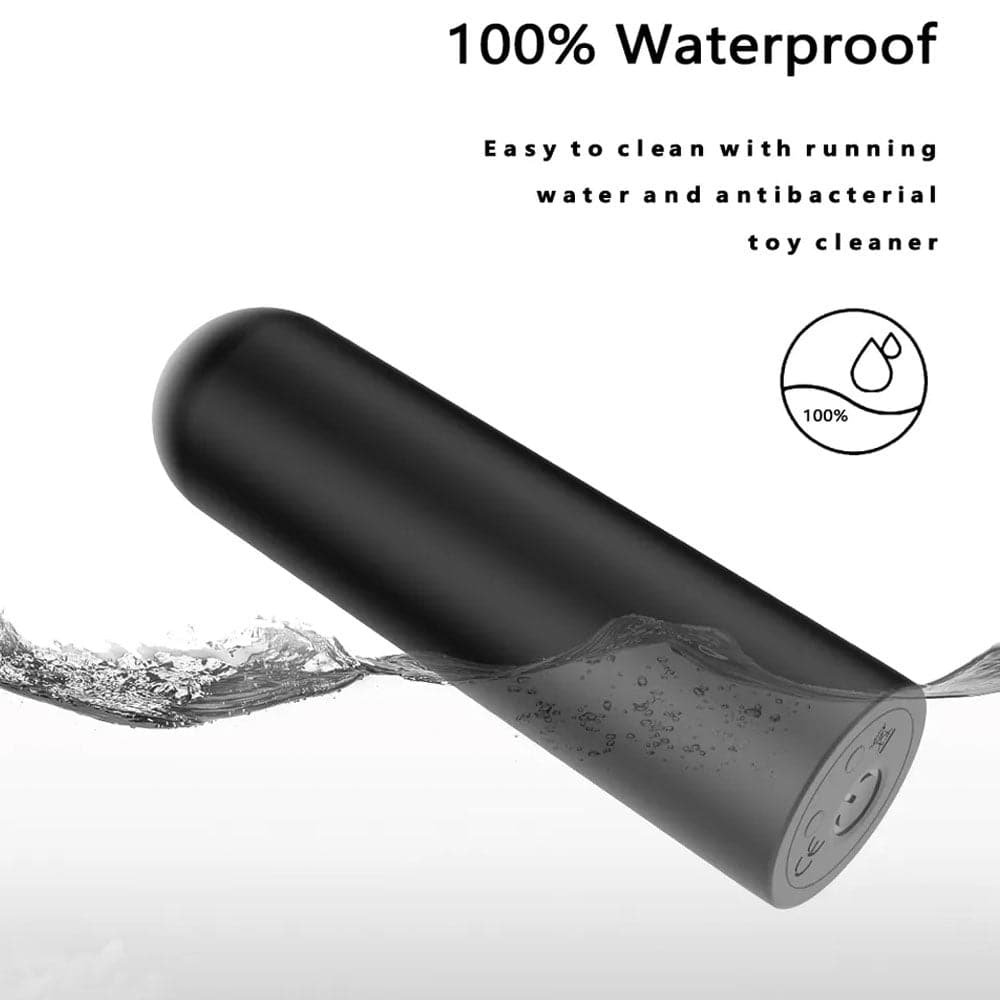 10X Black Bullet Vibe - Magnetic Rechargeable - RodeoH