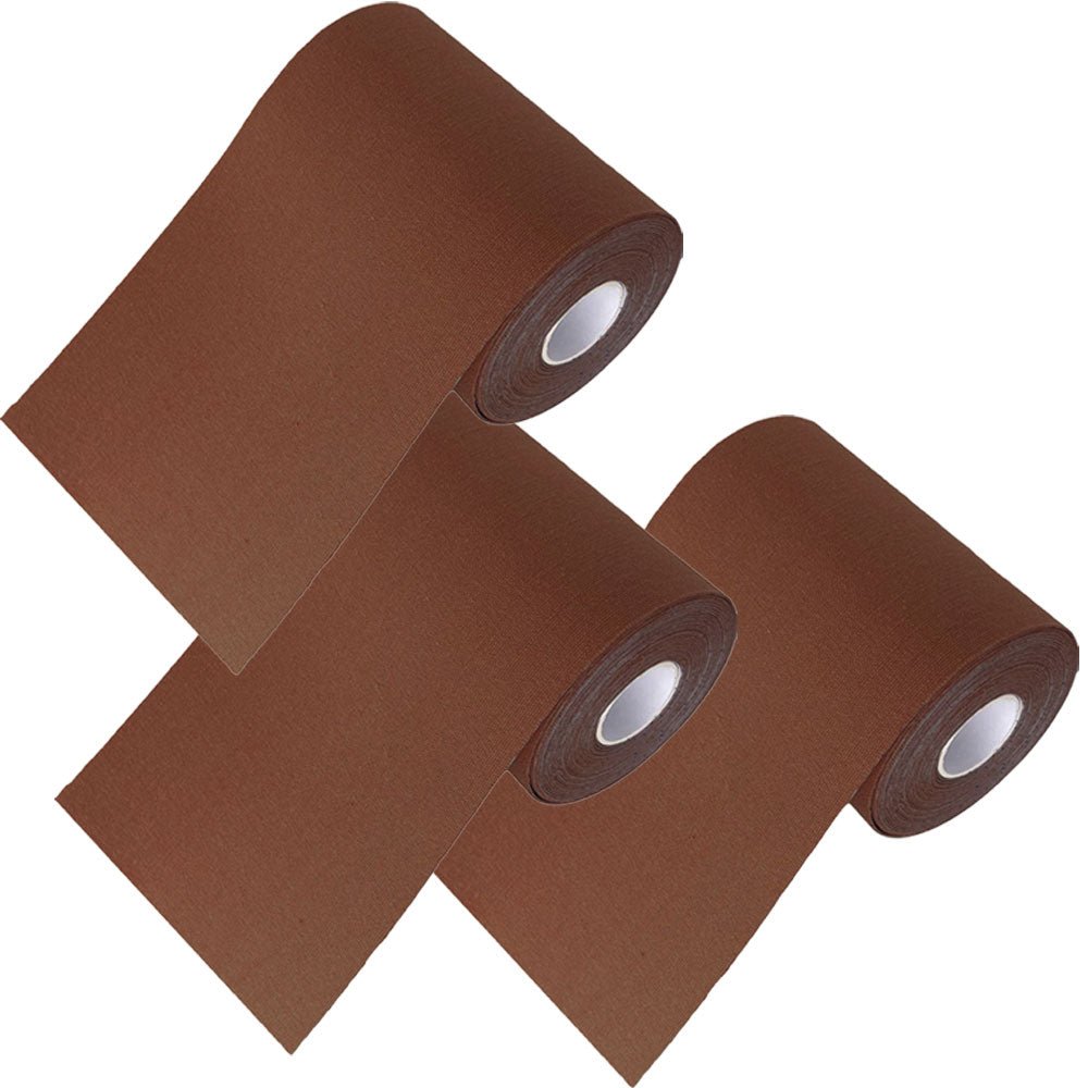 4" Wide Roll of Body T-Tape for Compression/Binding by Unique (3-Pack) - RodeoH