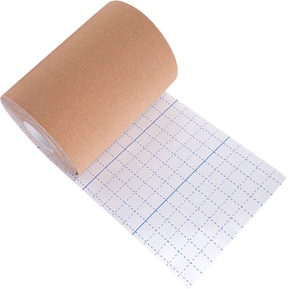 4" Wide Roll of Body T-Tape for Compression/Binding by Unique (3-Pack) - RodeoH