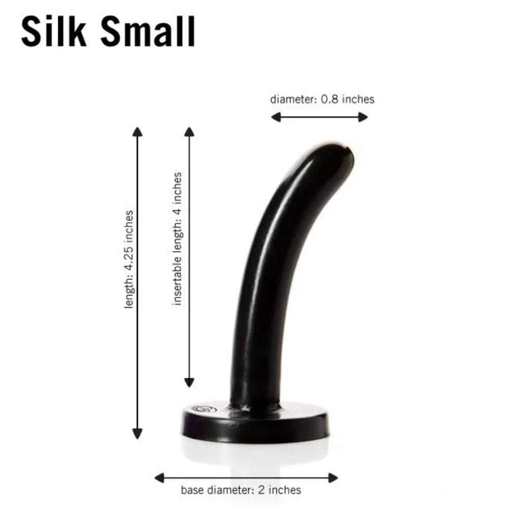 4.25" Silk Silicone Dildo - Small - RodeoH