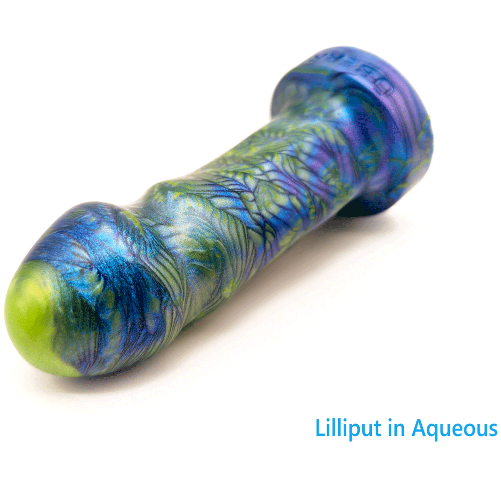 4.5" Lilliput - Silicone Dildo - Aqueous - RodeoH