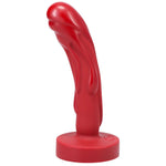 4.5" Mini Magma Silicone Dildo - Crimson Red - RodeoH