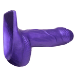 5" Fornix Uncut Dual Density Silicone Dildo - Purple - RodeoH