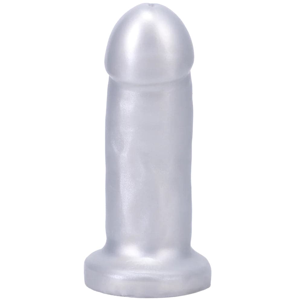 5" They/Them Silicone Dildo - Silver - RodeoH