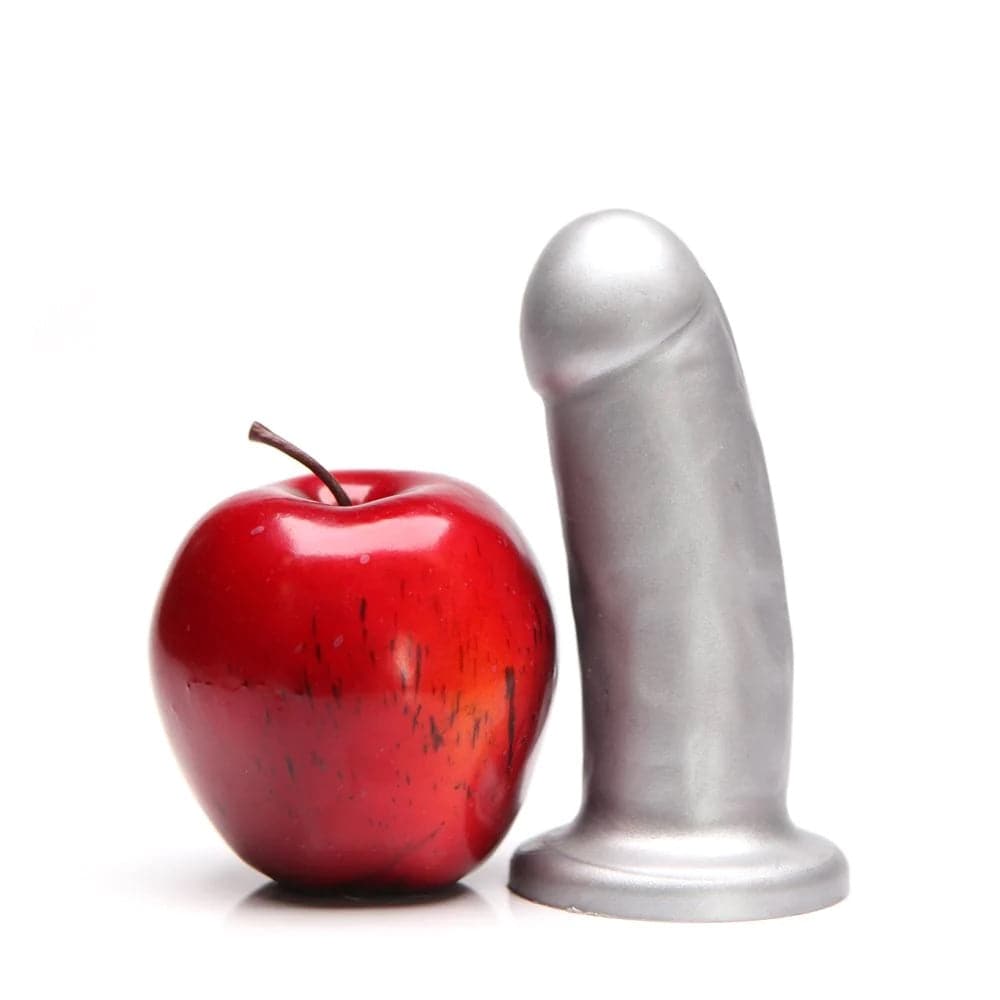 5" They/Them Silicone Dildo - Silver - RodeoH