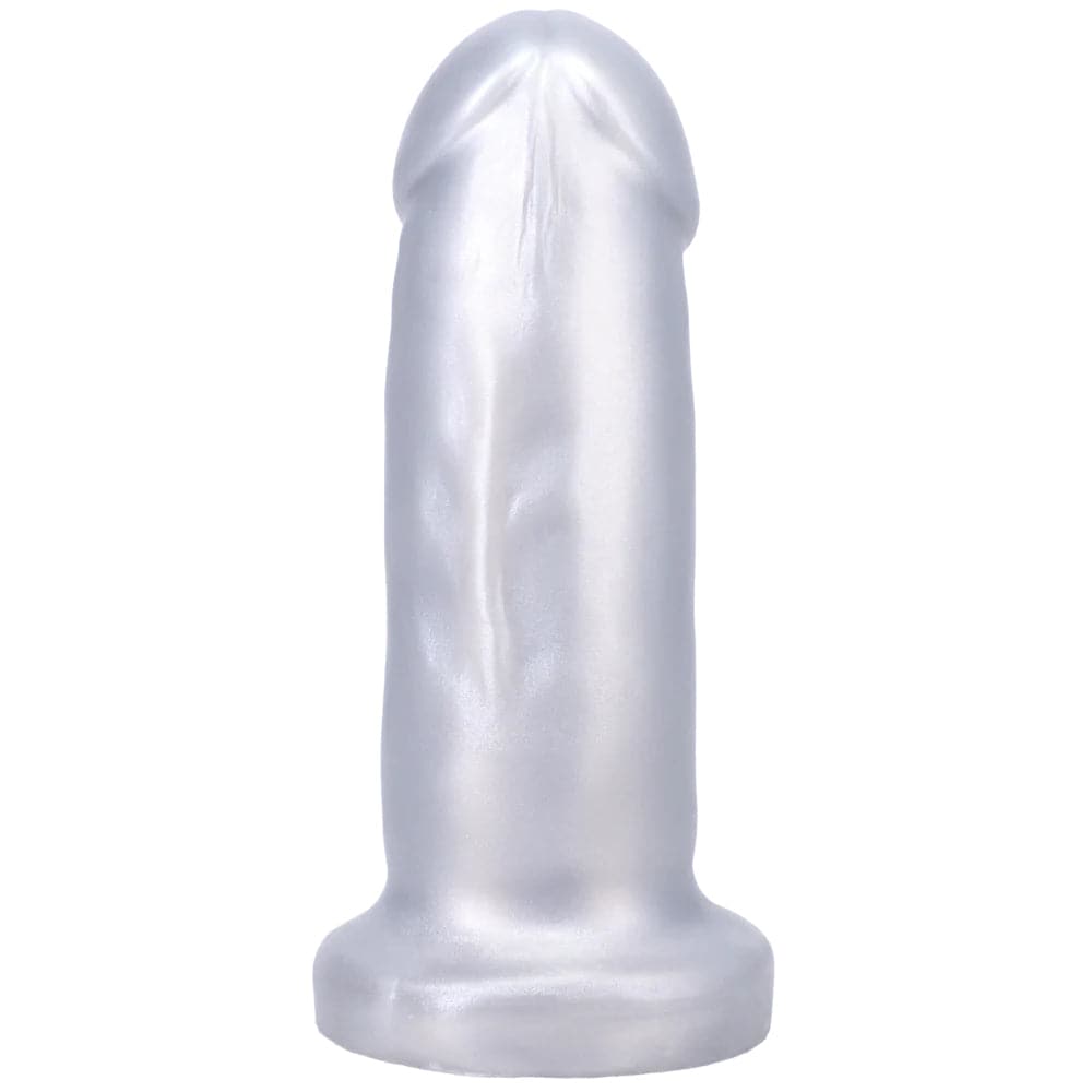 5" They/Them Silicone Dildo - Silver - RodeoH