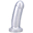 5" They/Them Silicone Dildo - Silver - RodeoH