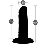 5.5" soreal posable dual density silicone dil dimensions