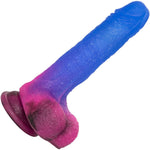 5.25" Ombre Hombre Vibrating Silicone Dildo - RodeoH