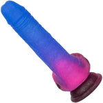 5.25" Ombre Hombre Vibrating Silicone Dildo - RodeoH