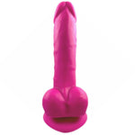5.25" Strap-On-Me Sliding Skin Dual Density Dildo - Hot Pink - Medium - RodeoH