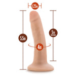 5.5" Blush Dr. Skin Silicone Dr. Lucas Dildo - Vanilla - RodeoH