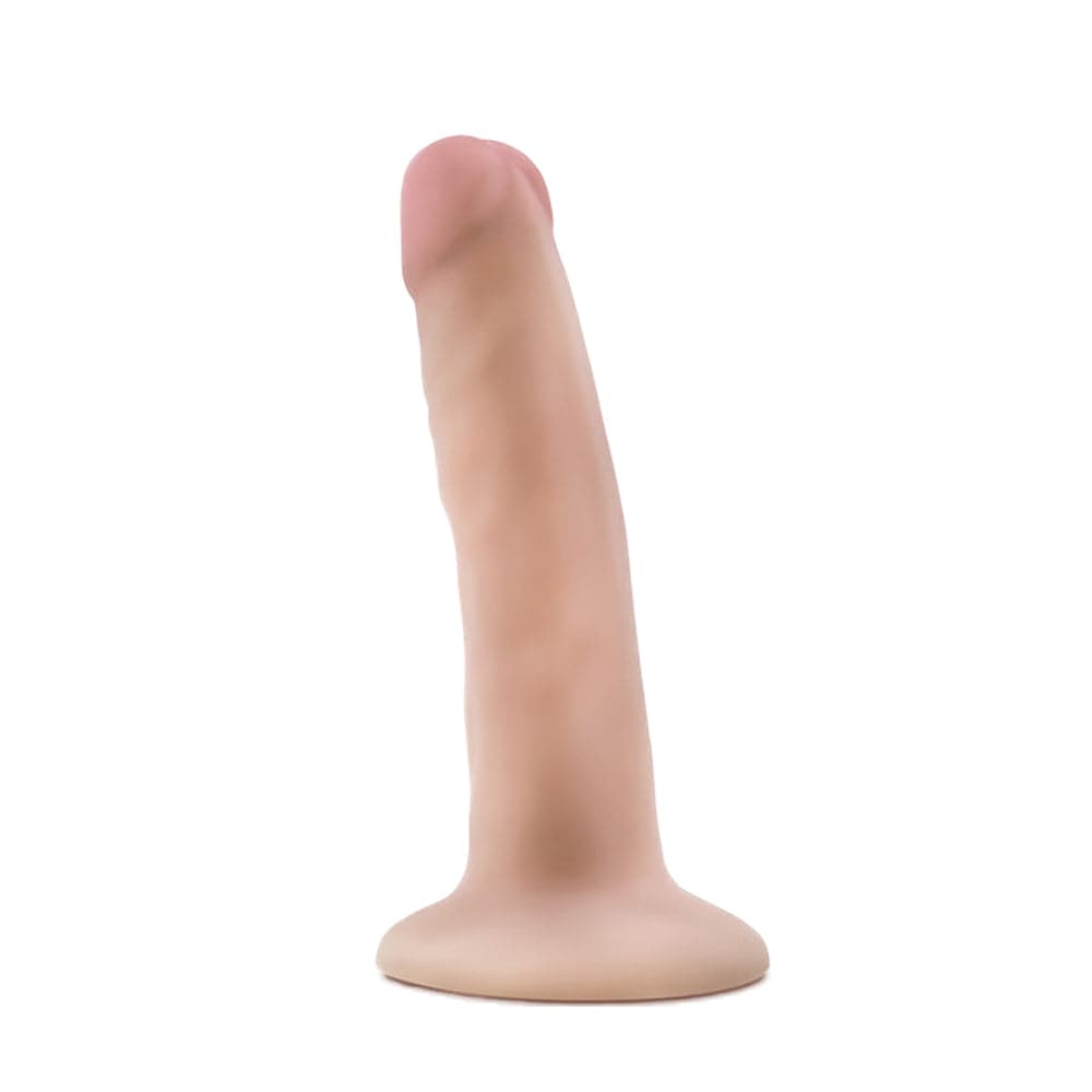 5.5" Blush Dr. Skin Silicone Dr. Lucas Dildo - Vanilla - RodeoH