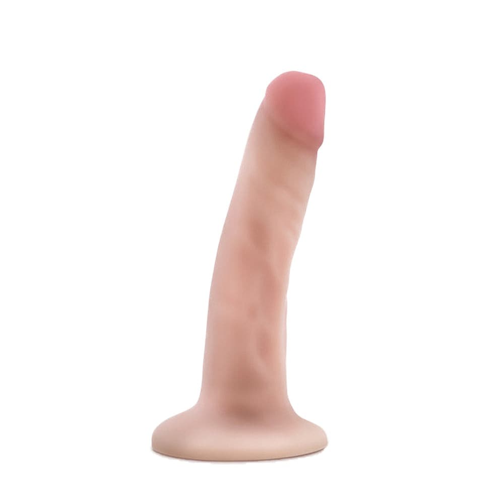 5.5" Blush Dr. Skin Silicone Dr. Lucas Dildo - Vanilla - RodeoH