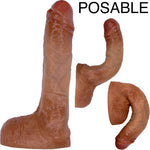 6" Bender Realistic Posable Dual Density Dildo - Caramel - RodeoH