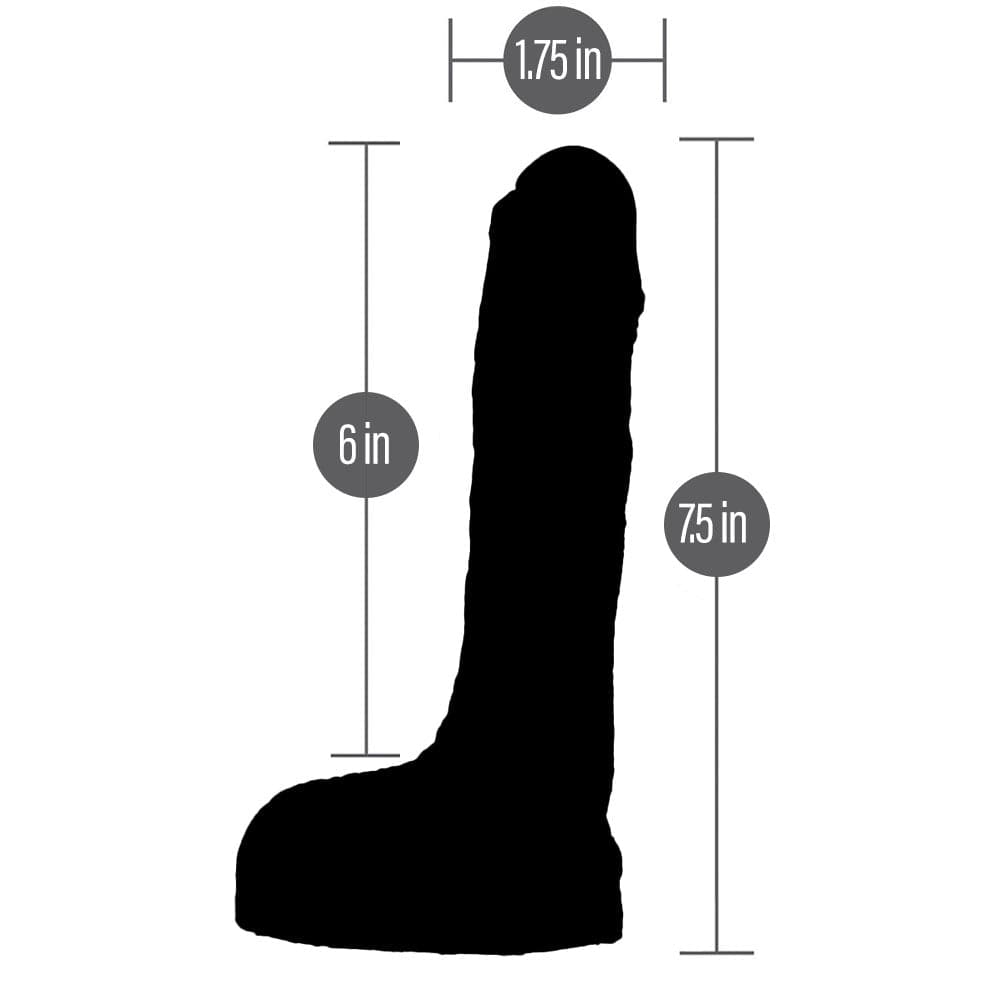 6" Bender Realistic Posable Dual Density Dildo - Mocha - RodeoH
