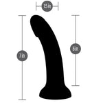 6" Cloud Nine Suction Cup Silicone Dildo - Lilac Swirl - RodeoH