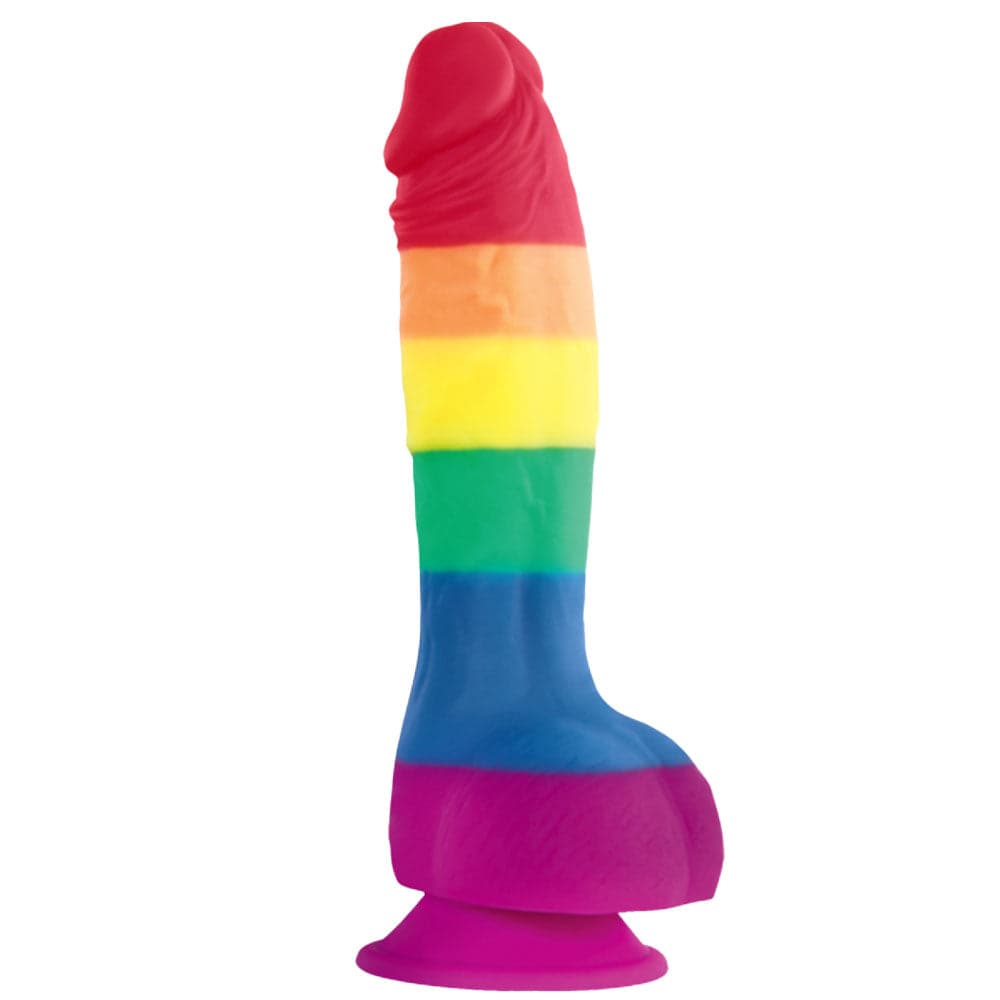 6" Colours Pride Silicone Dildo - Suction Cup - RodeoH