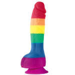 6" Colours Pride Silicone Dildo - Suction Cup - RodeoH
