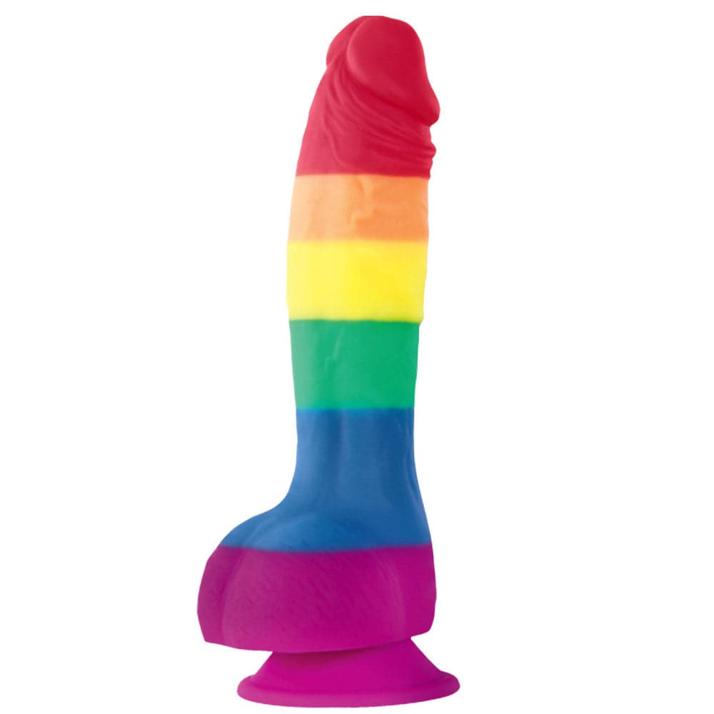 6" Colours Pride Silicone Dildo - Suction Cup - RodeoH