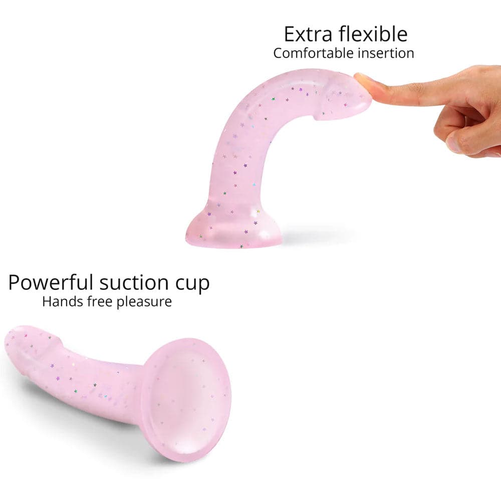 6" DILDOLLS Silicone Suction Cup Dildo - Starlight - RodeoH
