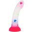 6" Heart's Delight Suction Cup Silicone Dildo - Multi - RodeoH