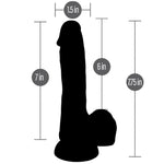 6" Lennox Realistic Silicone Dual Density Suction Cup Dildo - RodeoH